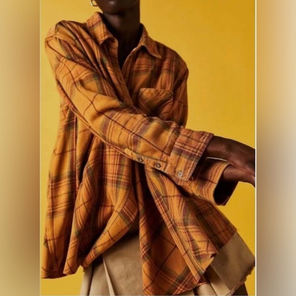 We The Free Kalli Plaid Swing Flannel - Picture 8 of 9